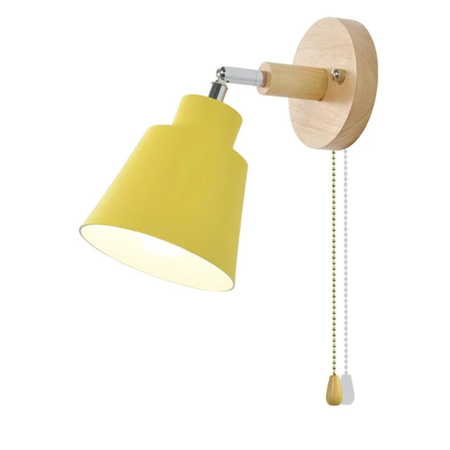 Brevik | Lampe Murale avec Interrupteur à Tirette