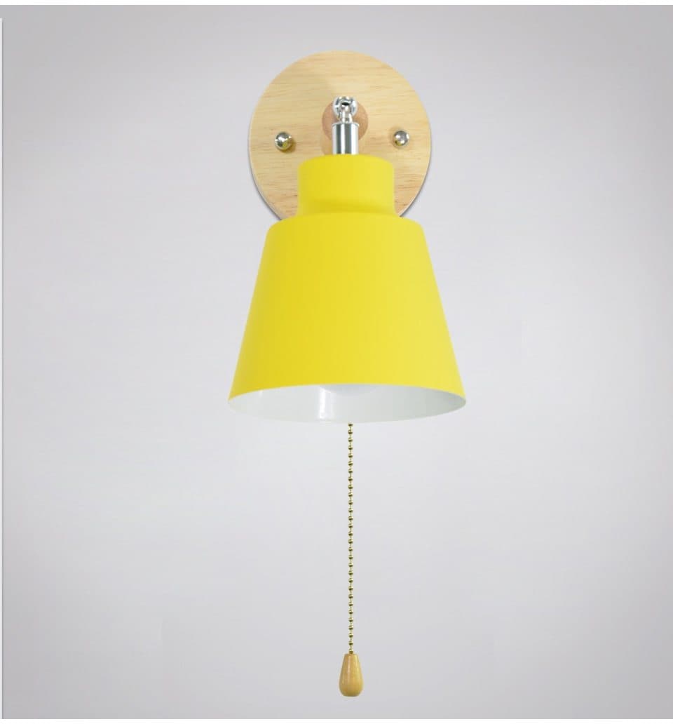 Brevik | Lampe Murale avec Interrupteur à Tirette