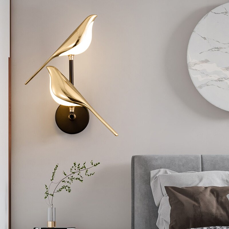 Bordik | Lampe Murale Oiseau Moderne
