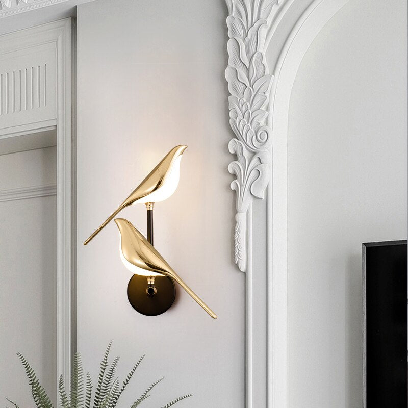 Bordik | Lampe Murale Oiseau Moderne
