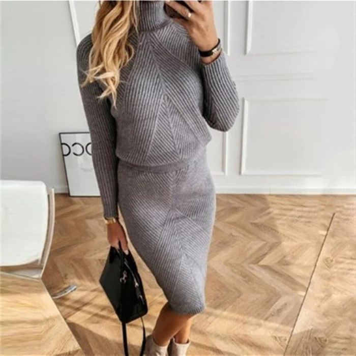 Emara | Robe Pull en Tricot Confortable Pour Femme