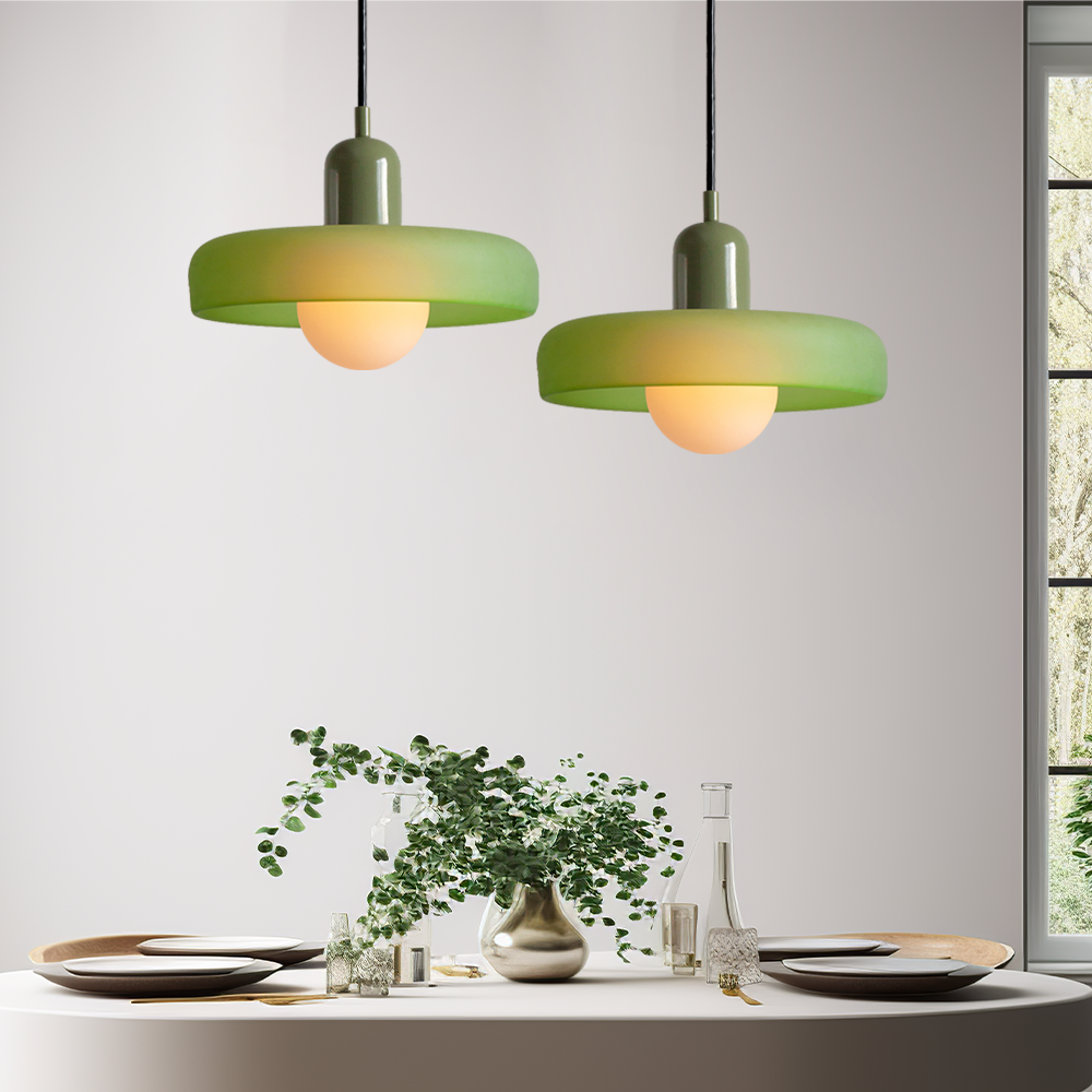 Miklon | Lampe à Suspension Colorée De Style Bauhaus