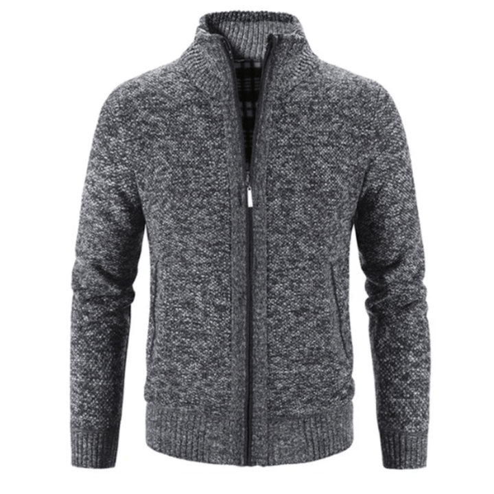 Dravik | Cardigan à Col Haut Pull Veste