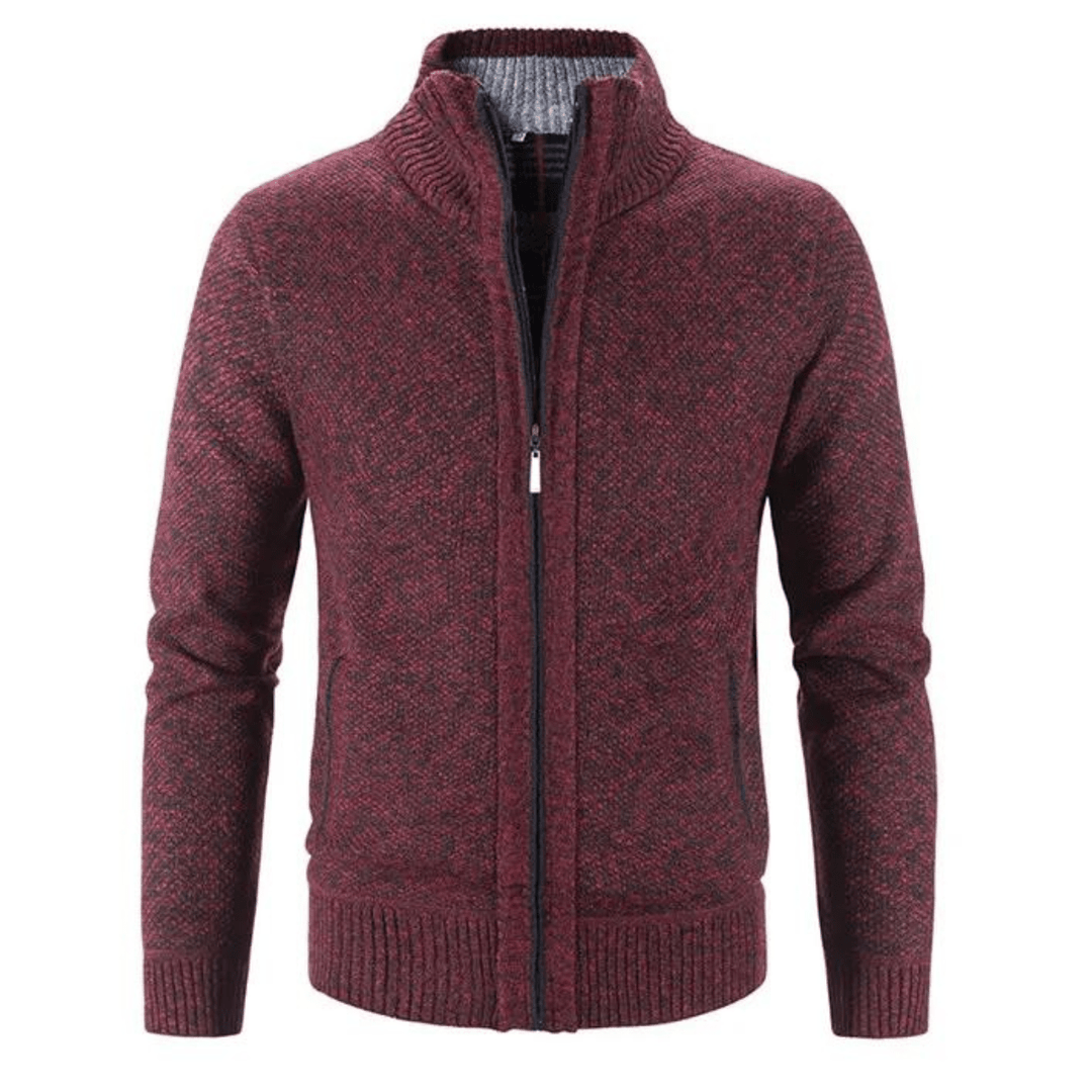 Dravik | Cardigan à Col Haut Pull Veste
