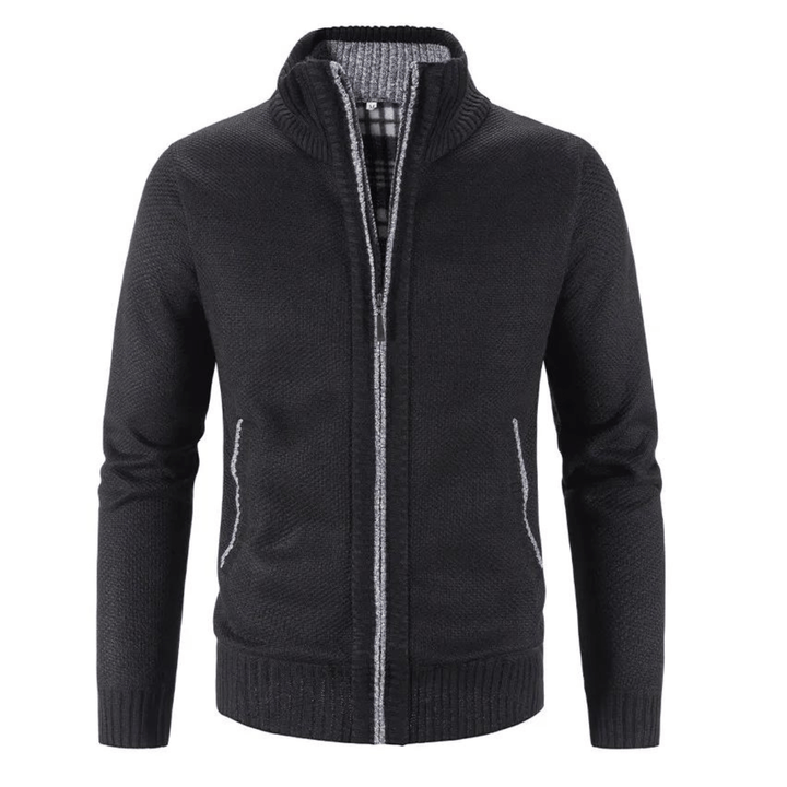 Dravik | Cardigan à Col Haut Pull Veste