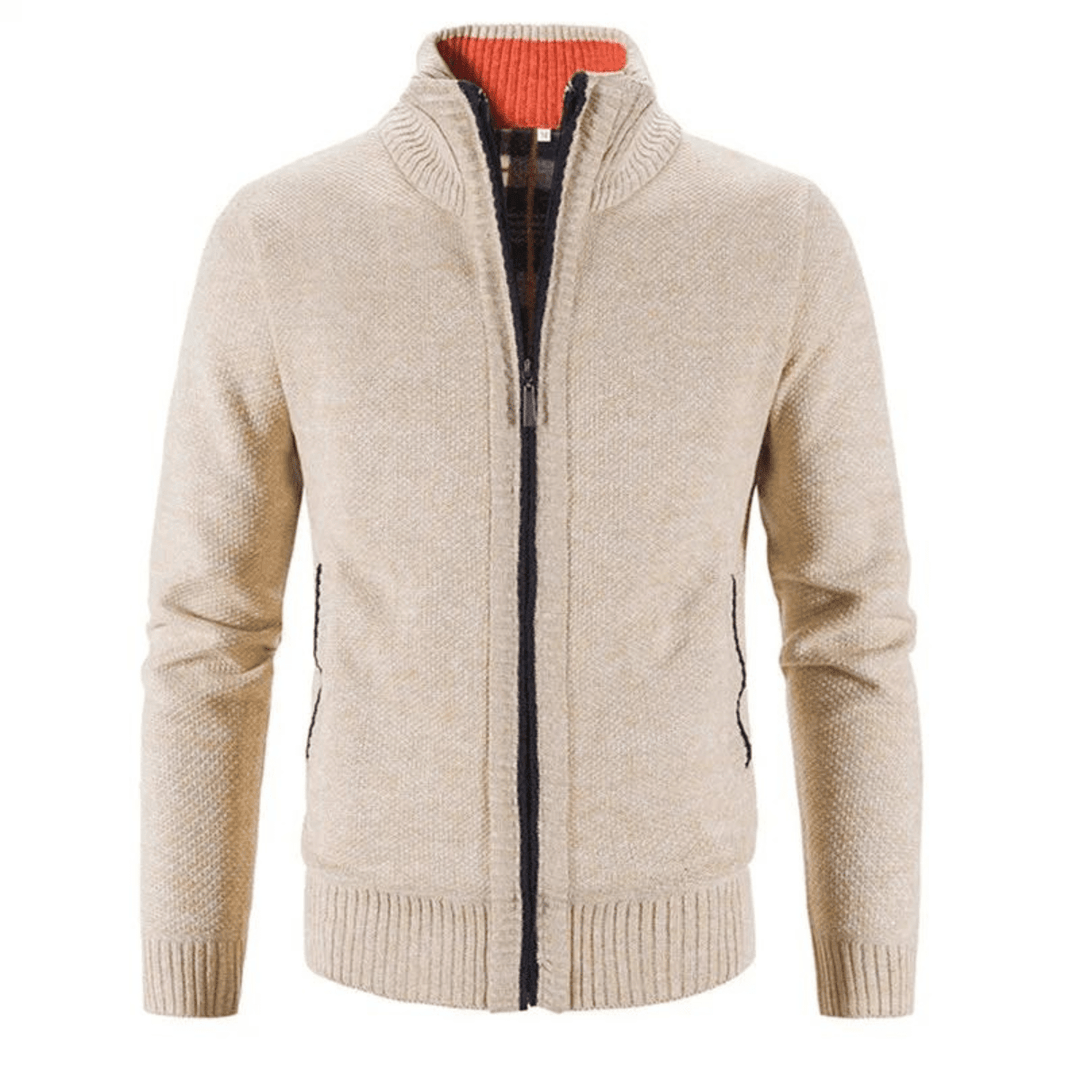Dravik | Cardigan à Col Haut Pull Veste