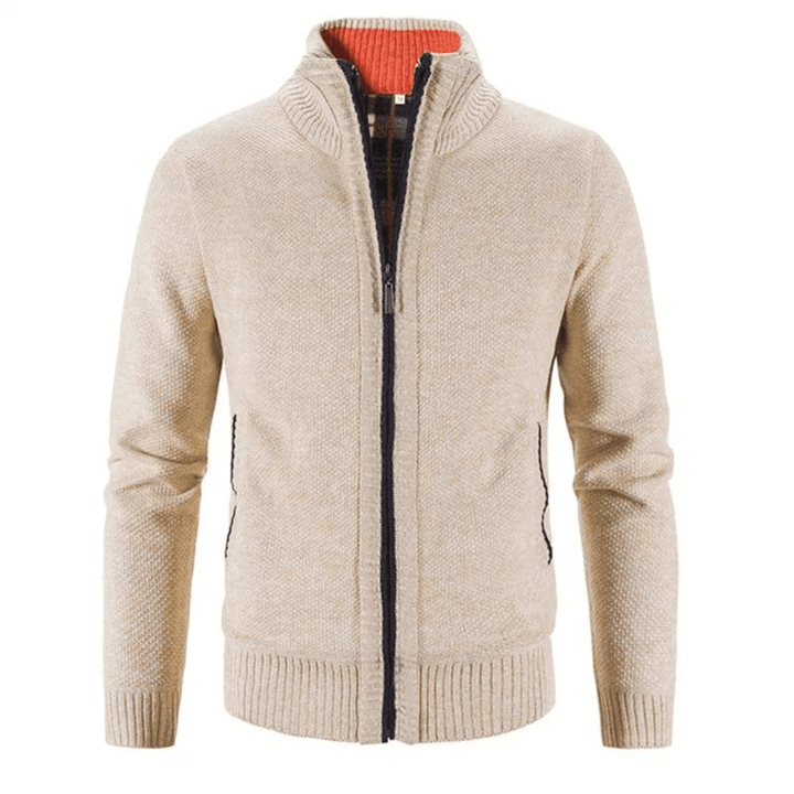 Dravik | Cardigan à Col Haut Pull Veste