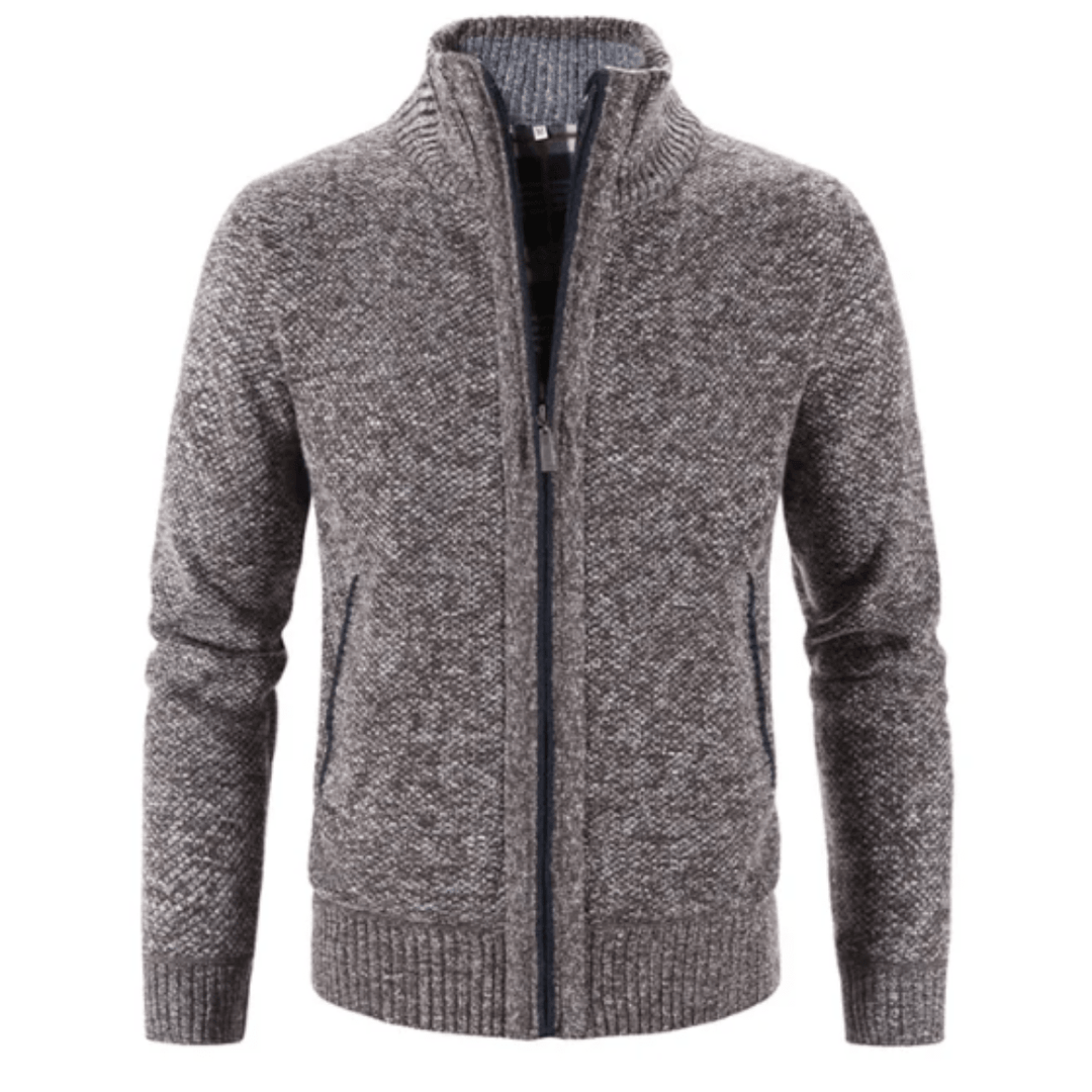 Dravik | Cardigan à Col Haut Pull Veste