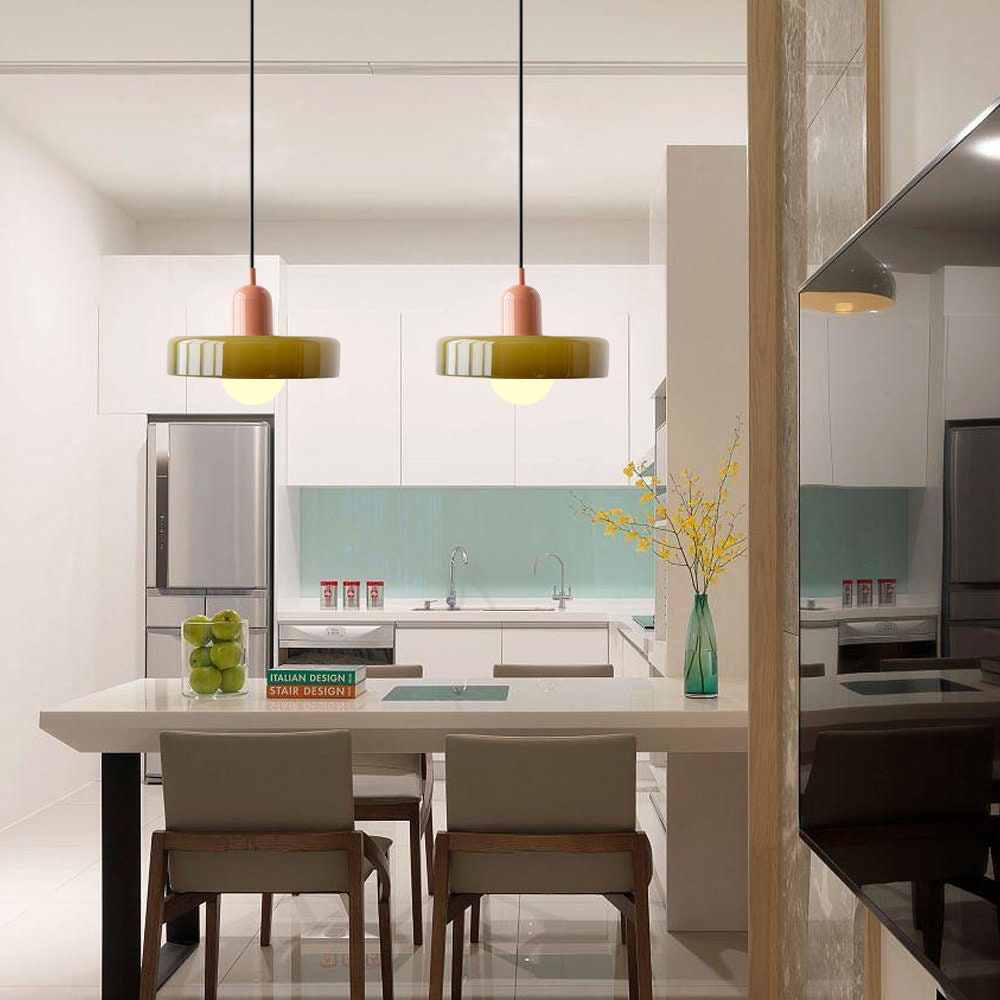 Miklon | Lampe à Suspension Colorée De Style Bauhaus