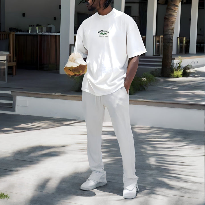 Orav | Blanc Graphique T-Shirt