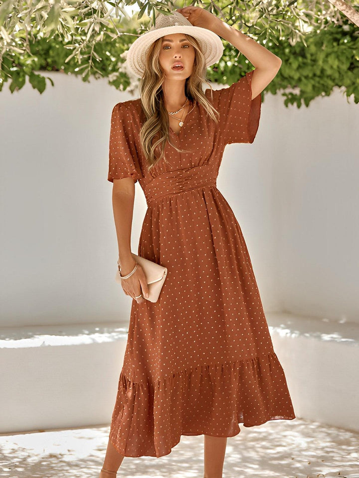 Solène | Enveloppante Maxi Robe Pour Femmes