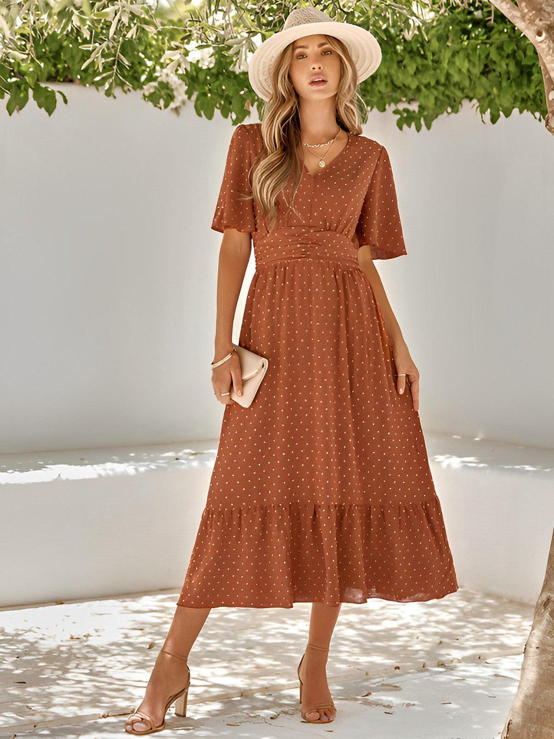 Solène | Enveloppante Maxi Robe Pour Femmes