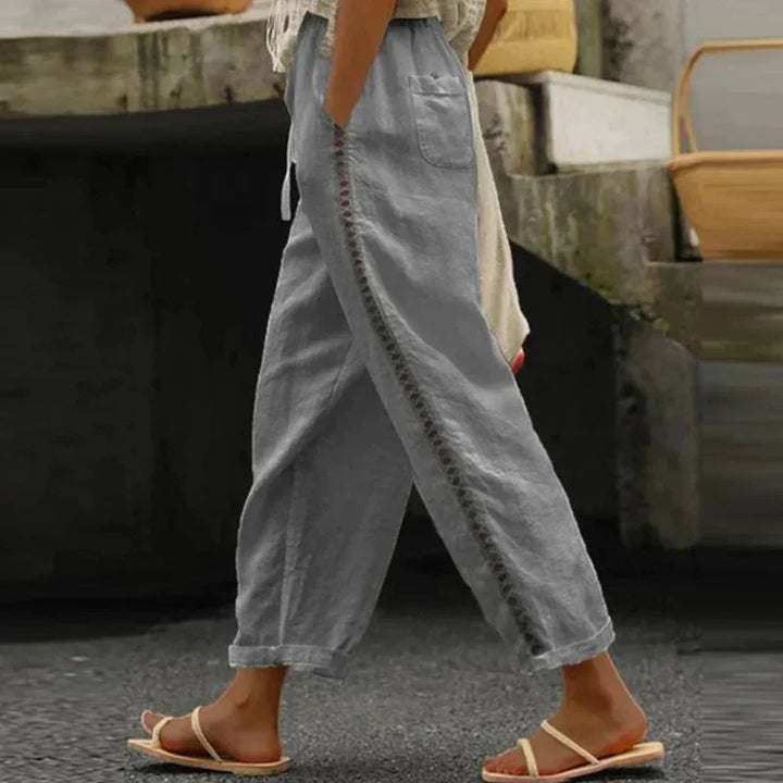 Lia | Léger Bouffant Pantalon D'été