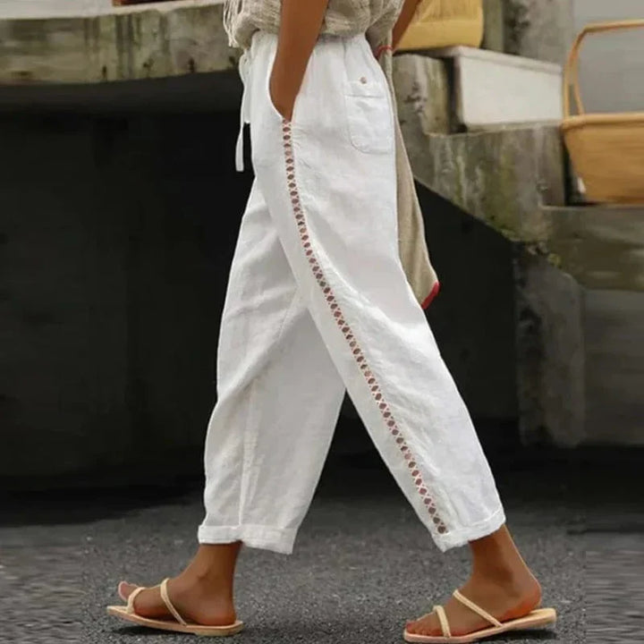 Lia | Léger Bouffant Pantalon D'été