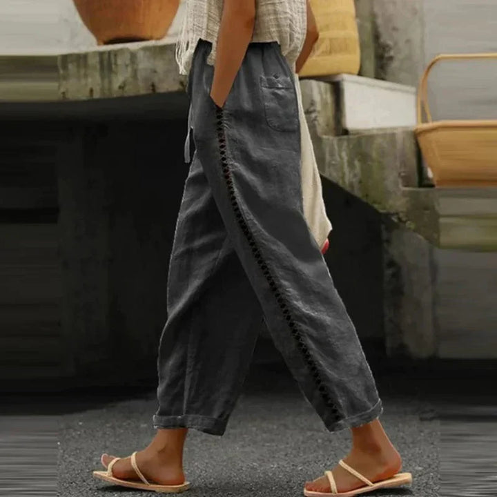 Lia | Léger Bouffant Pantalon D'été