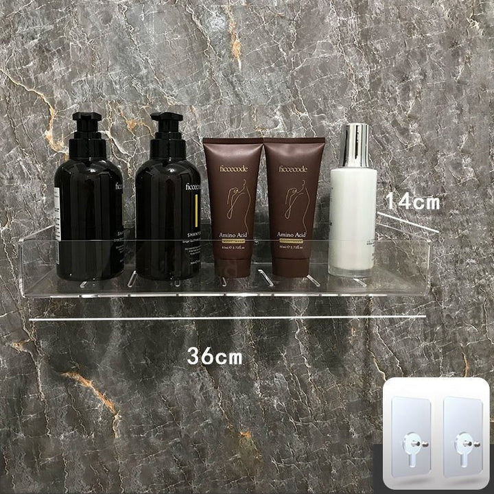 Vestin | Etagère Murale Flottante en Acrylique pour Salle de Bain