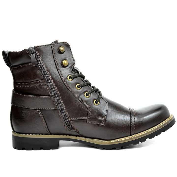 Alfonso | Solide Cuir Moteurvélo Bottes
