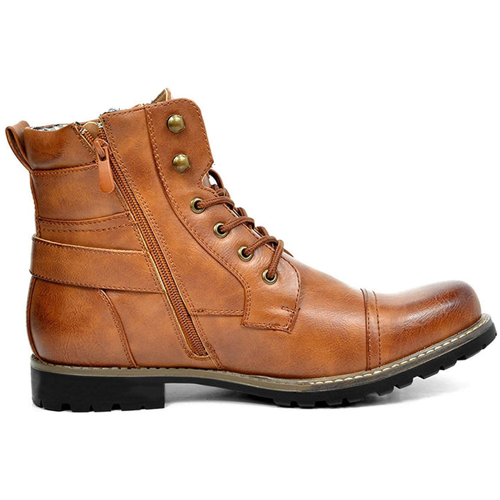 Alfonso | Solide Cuir Moteurvélo Bottes