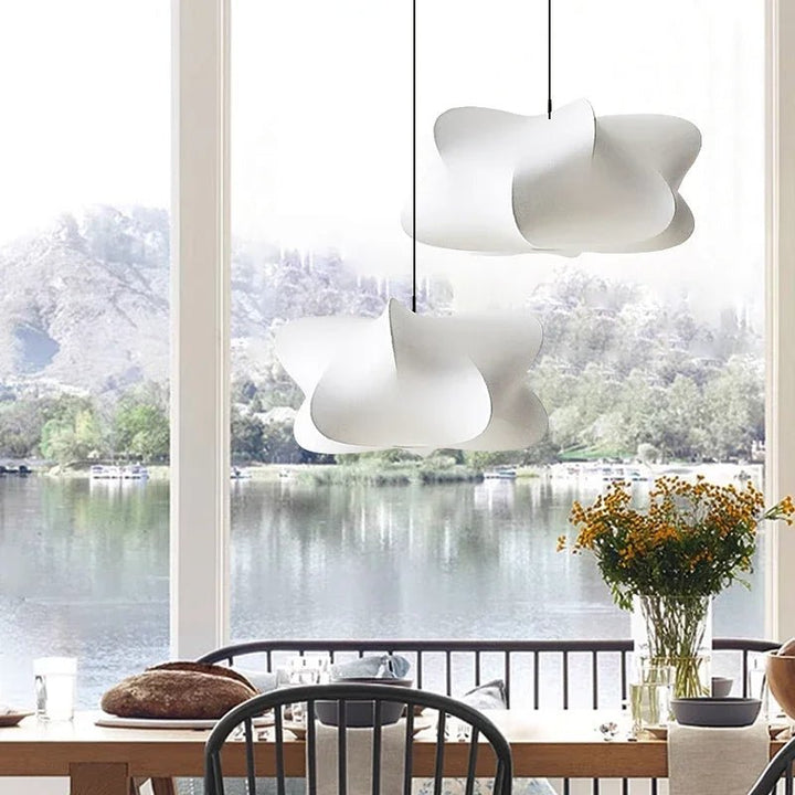 Meltor | Lampe Suspendue en Soie Faite à La Main avec Une Imperfection Intemporelle