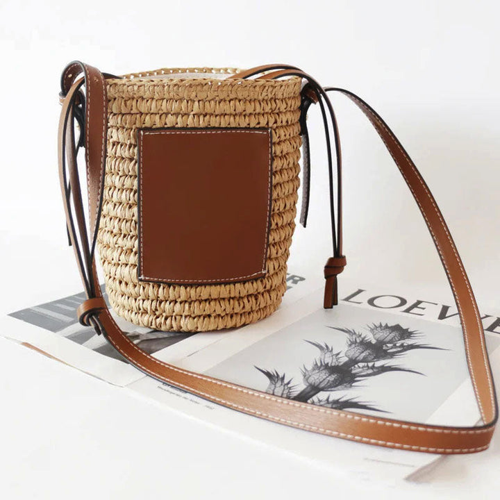 Madelyn | Stylée Végétalien Rotin Sac Pour Femmes