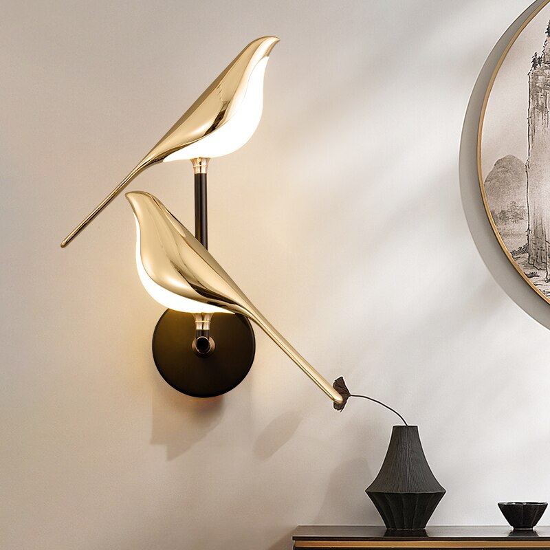 Bordik | Lampe Murale Oiseau Moderne