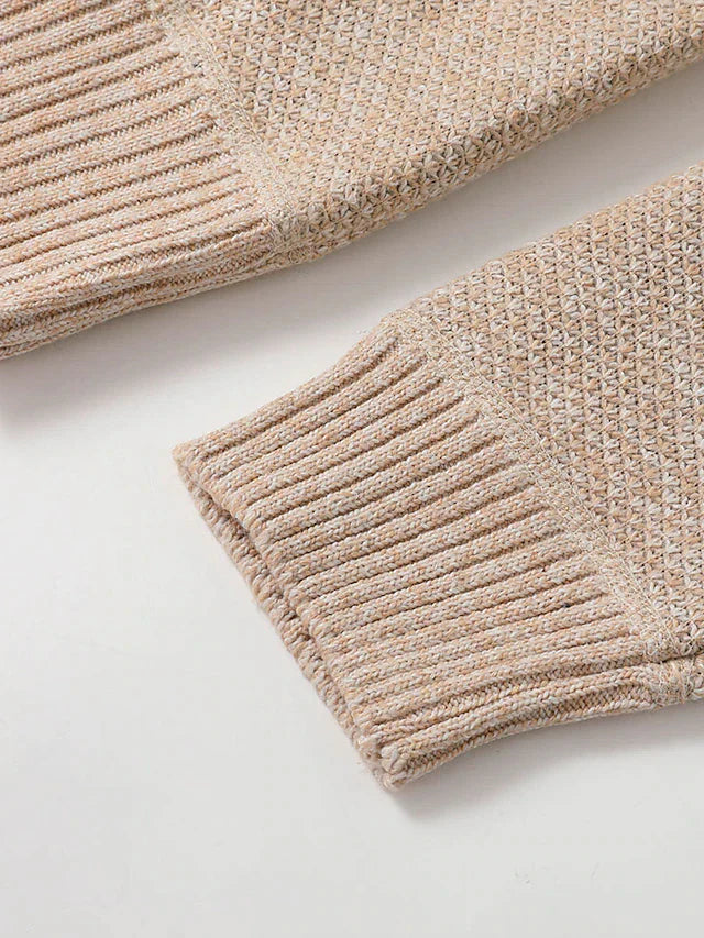 Loro | Pull Stylée en Tricot à Fermeture éclair pour Homme (Conception Italien)