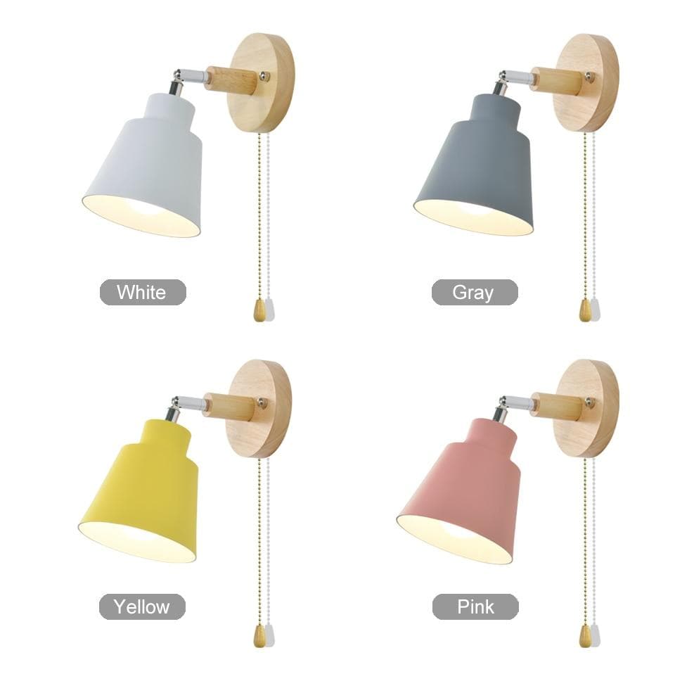 Brevik | Lampe Murale avec Interrupteur à Tirette
