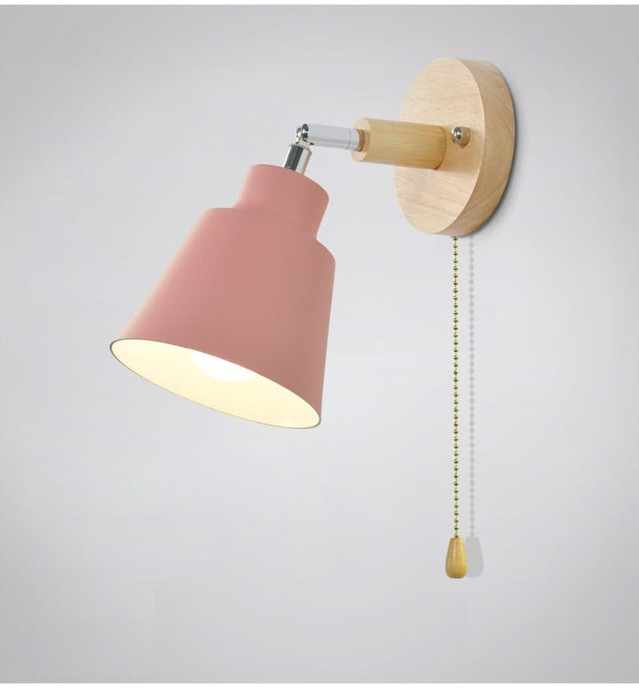 Brevik | Lampe Murale avec Interrupteur à Tirette