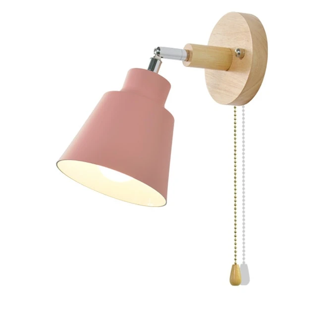 Brevik | Lampe Murale avec Interrupteur à Tirette