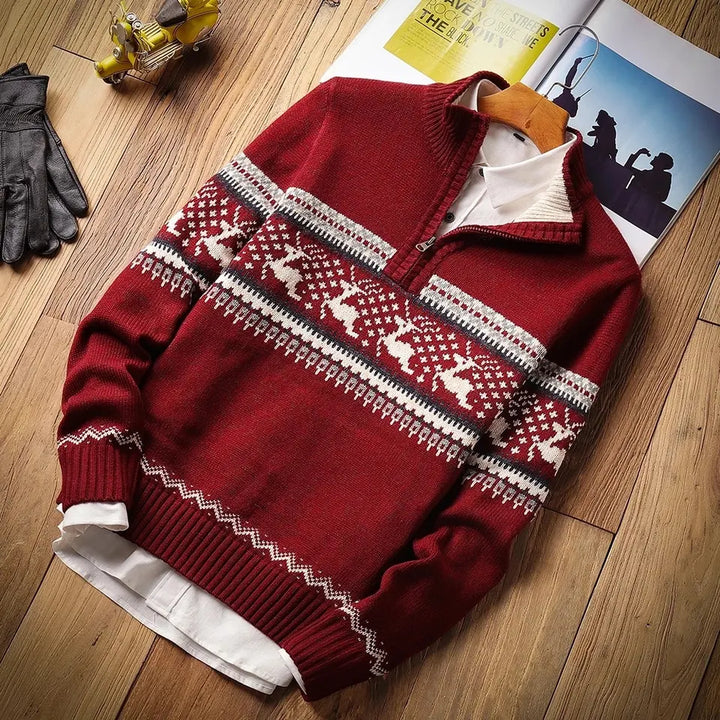 Engelhard | Nëol À Motifs Pull Zippé