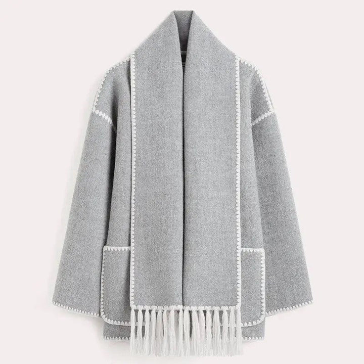 Zoe | Manteau femme élégant avec écharpe