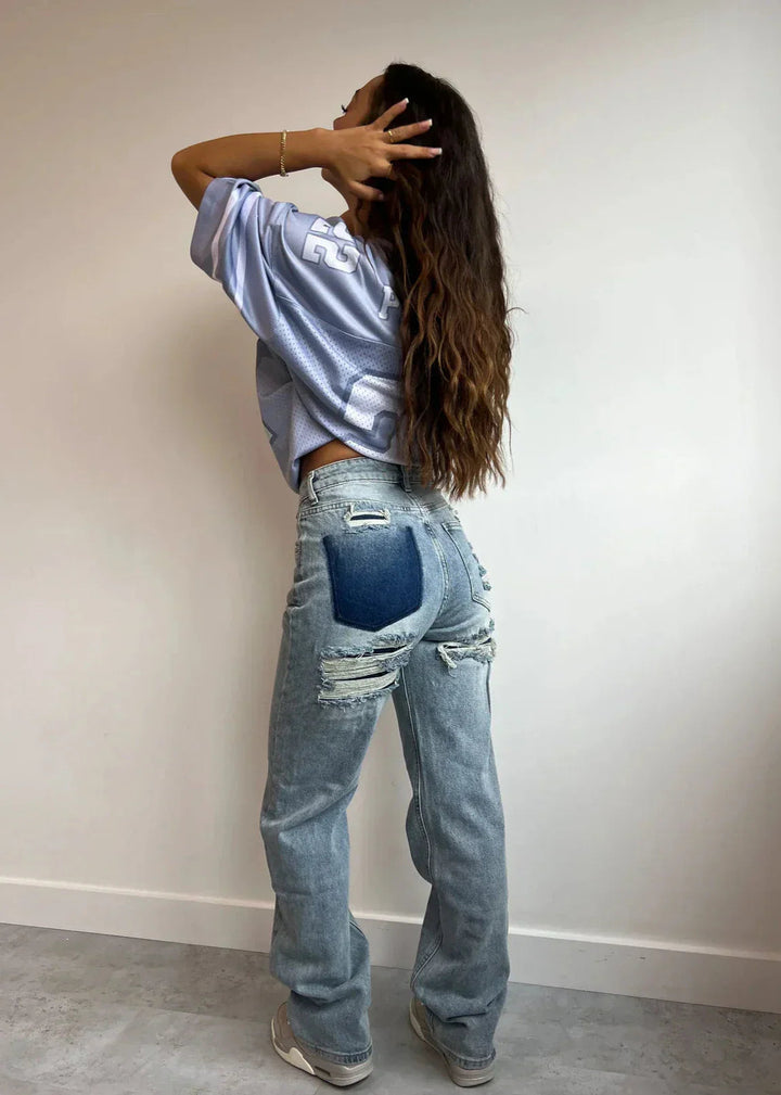 Luma | Jeans élégants à Taille Haute Pour Femme